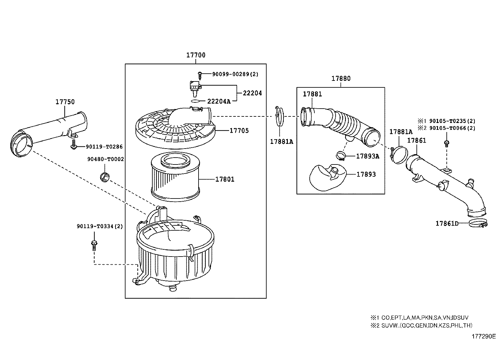  FORTUNER |  AIR CLEANER