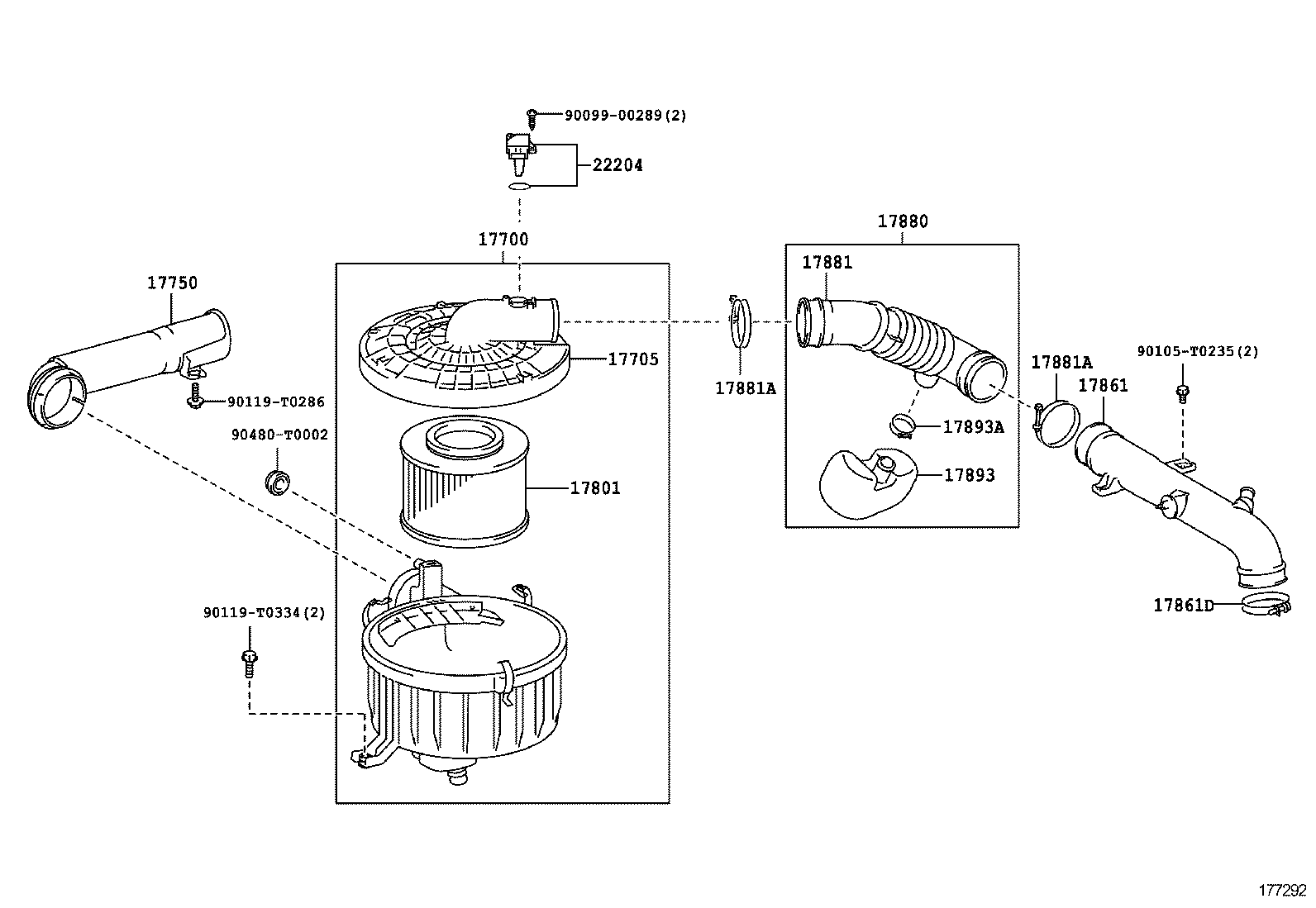  HILUX |  AIR CLEANER