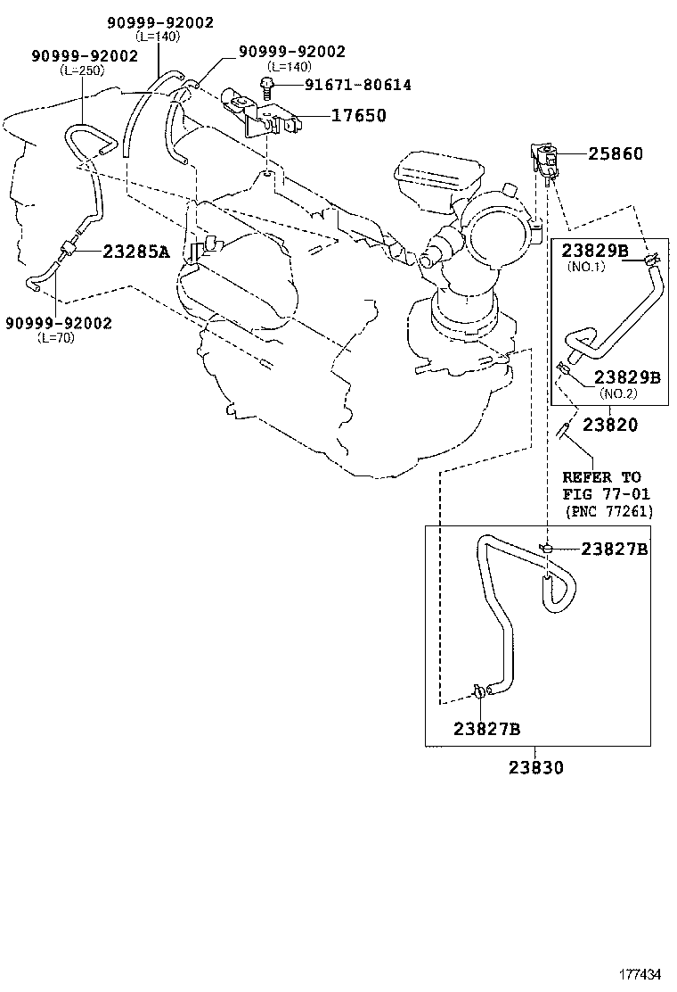  CAMRY HYBRID CHINA |  VACUUM PIPING