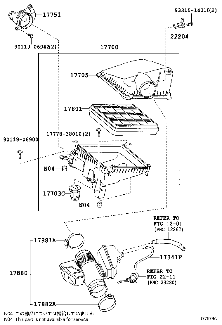  LAND CRUISER 200 |  AIR CLEANER