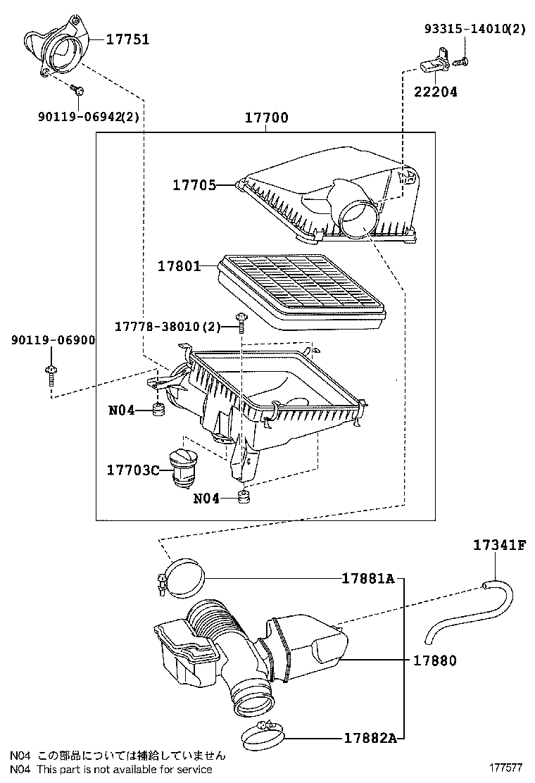  LAND CRUISER 200 |  AIR CLEANER