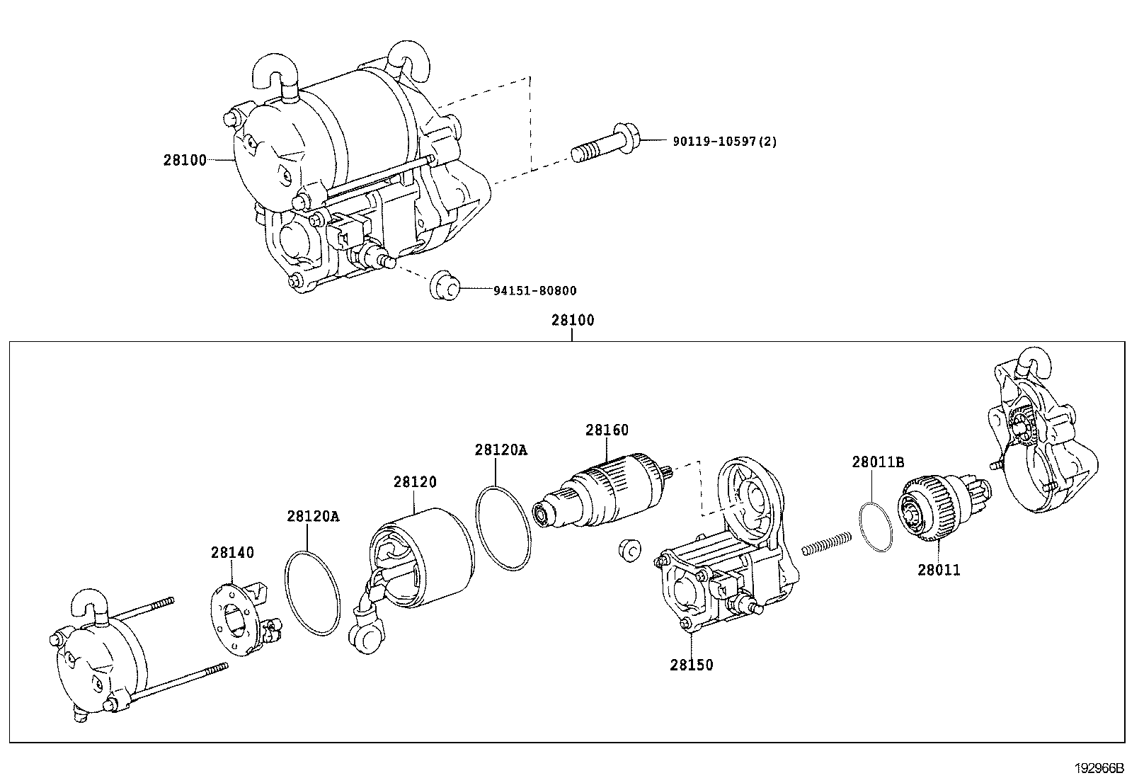  LAND CRUISER CHINA |  STARTER