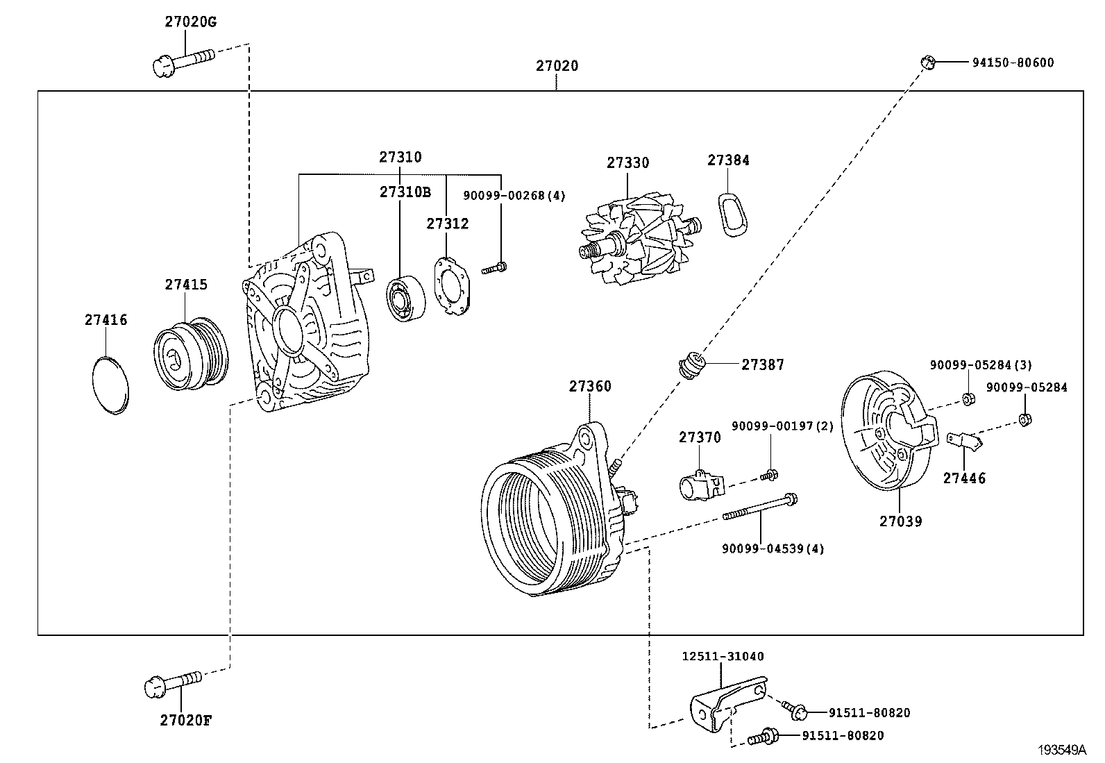  FJ CRUISER |  ALTERNATOR