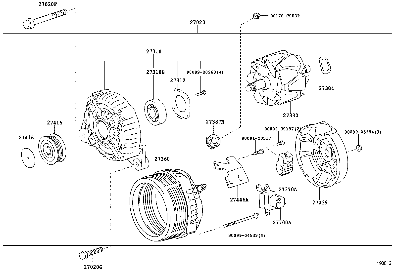  CAMRY HYBRID CHINA |  ALTERNATOR