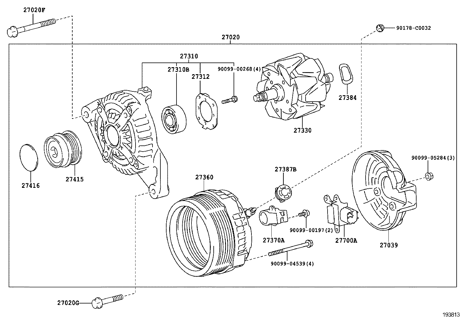  CAMRY HYBRID CHINA |  ALTERNATOR