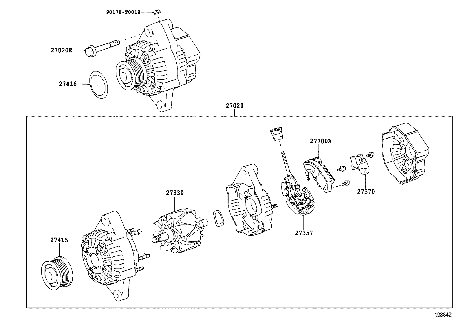  INNOVA KIJANG |  ALTERNATOR