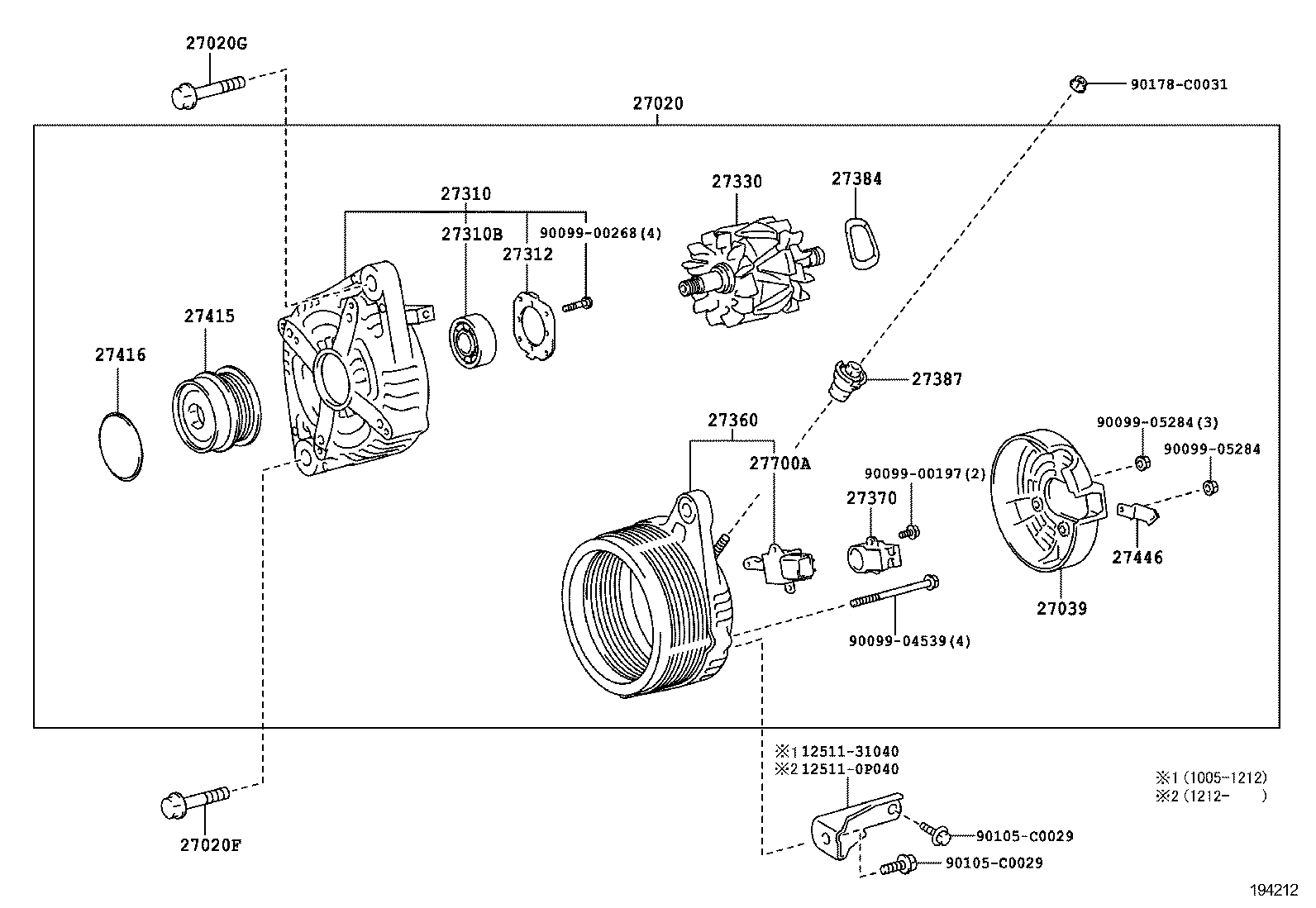  LAND CRUISER PRADO |  ALTERNATOR