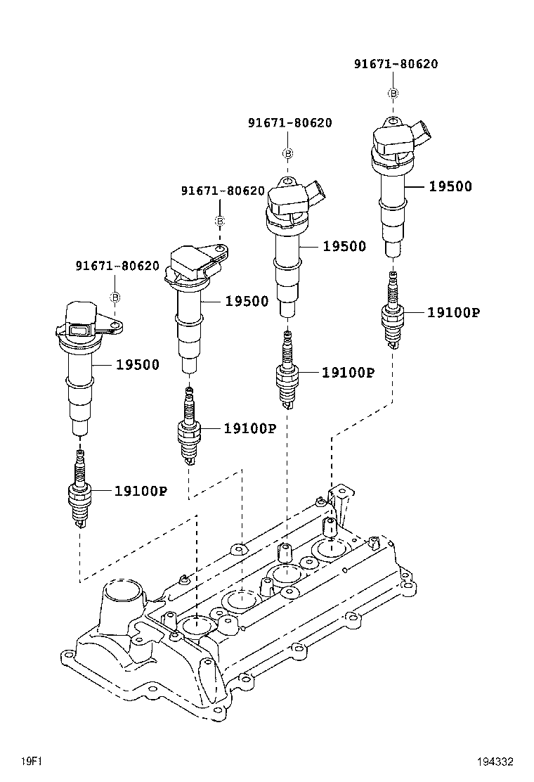  AVANZA |  IGNITION COIL SPARK PLUG