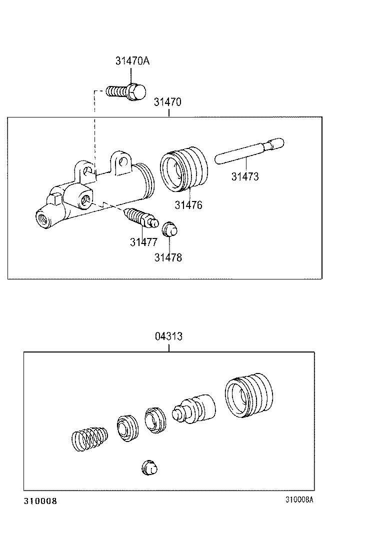  DYNA |  CLUTCH RELEASE CYLINDER