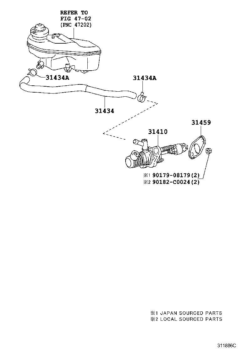  EZ |  CLUTCH MASTER CYLINDER