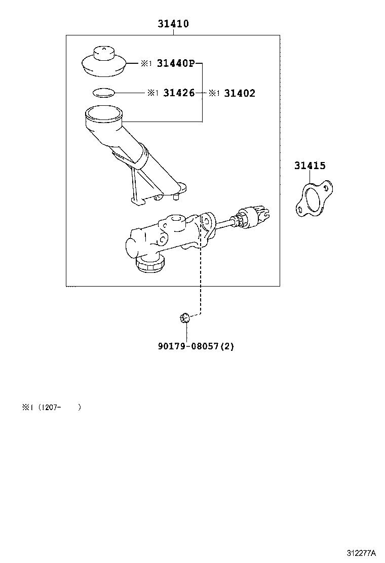  LAND CRUISER PRADO |  CLUTCH MASTER CYLINDER