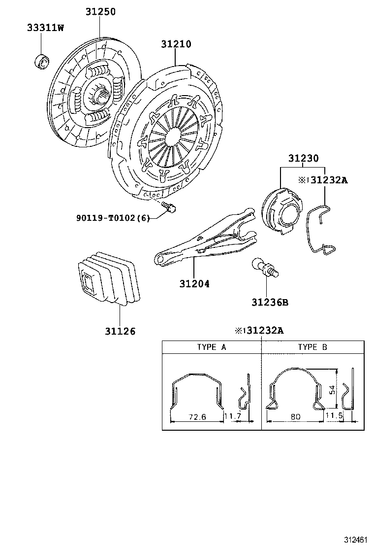  FORTUNER |  CLUTCH RELEASE FORK