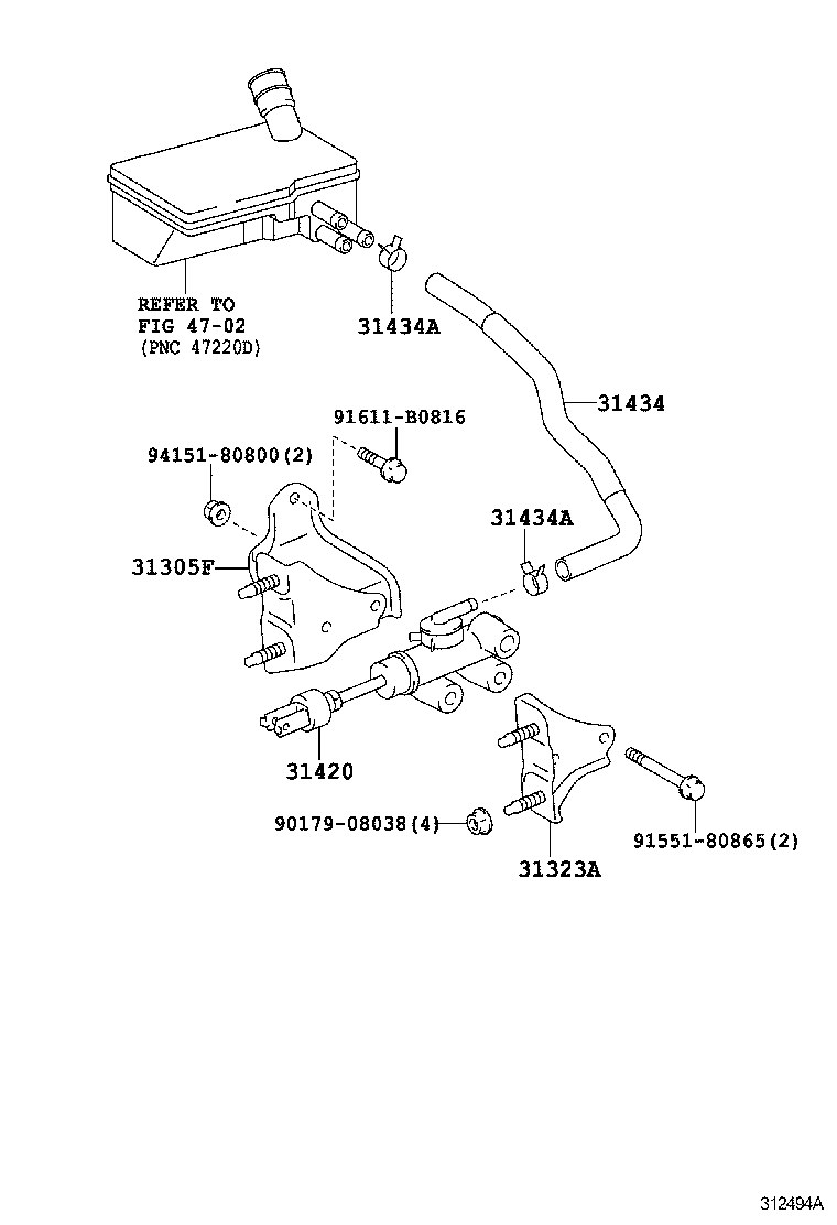  DYNA |  CLUTCH MASTER CYLINDER