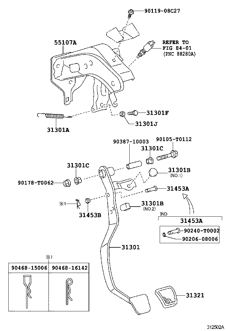  INNOVA KIJANG |  CLUTCH PEDAL FLEXIBLE HOSE