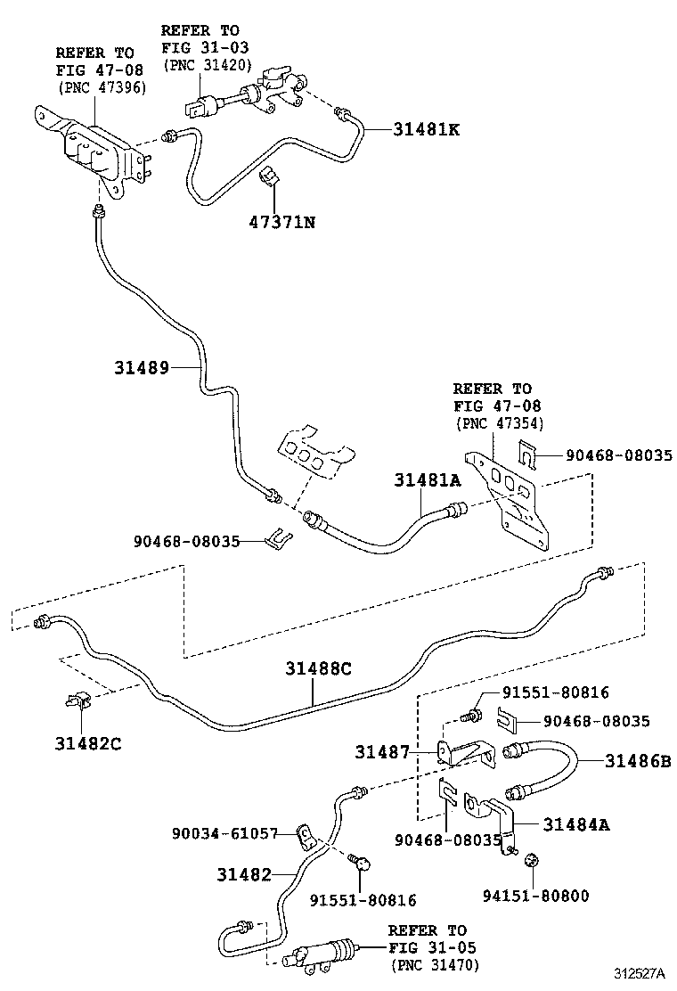  DYNA |  CLUTCH PEDAL FLEXIBLE HOSE