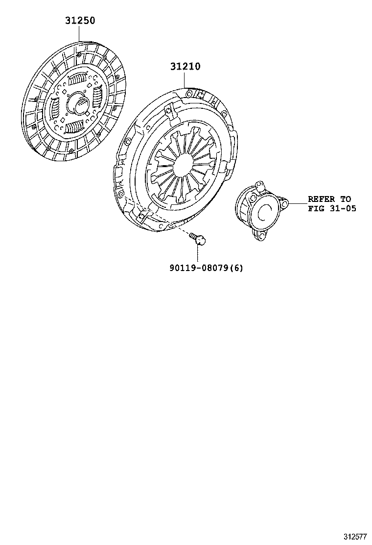  CAMRY AURION HV ARL |  CLUTCH RELEASE FORK