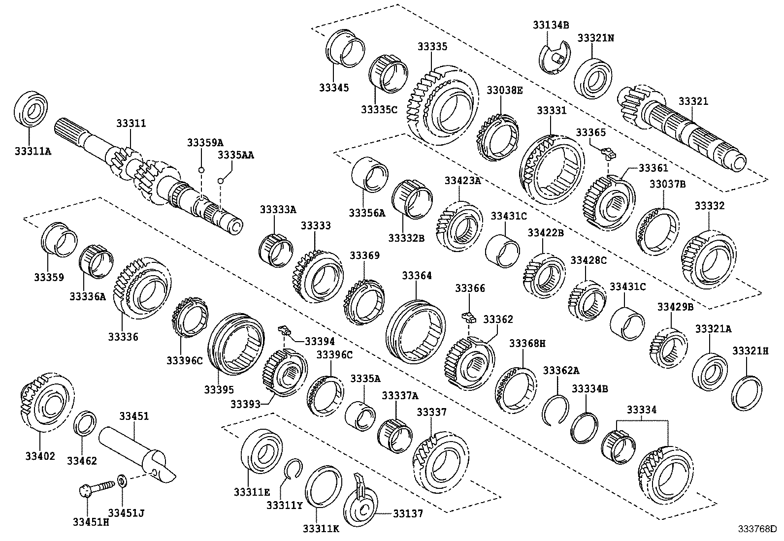  RAV4 |  TRANSMISSION GEAR MTM