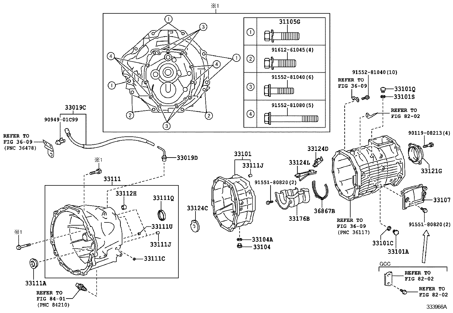  LAND CRUISER PRADO |  CLUTCH HOUSING TRANSMISSION CASE MTM