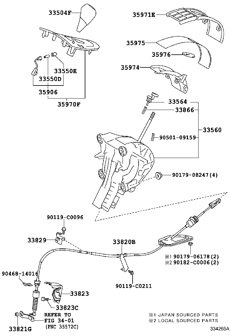  EZ |  SHIFT LEVER RETAINER