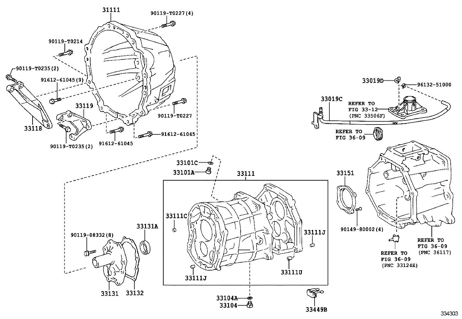  FORTUNER |  CLUTCH HOUSING TRANSMISSION CASE MTM