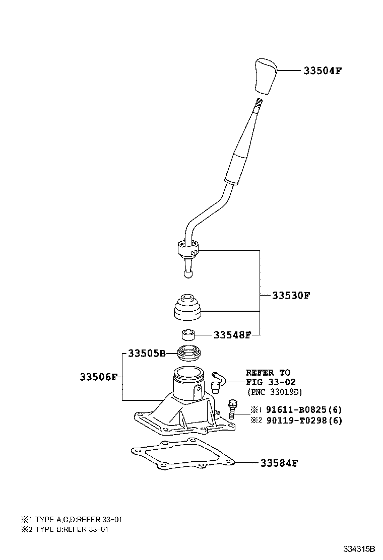  FORTUNER |  SHIFT LEVER RETAINER