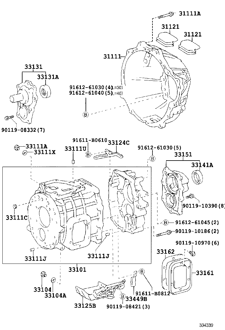  DYNA |  CLUTCH HOUSING TRANSMISSION CASE MTM