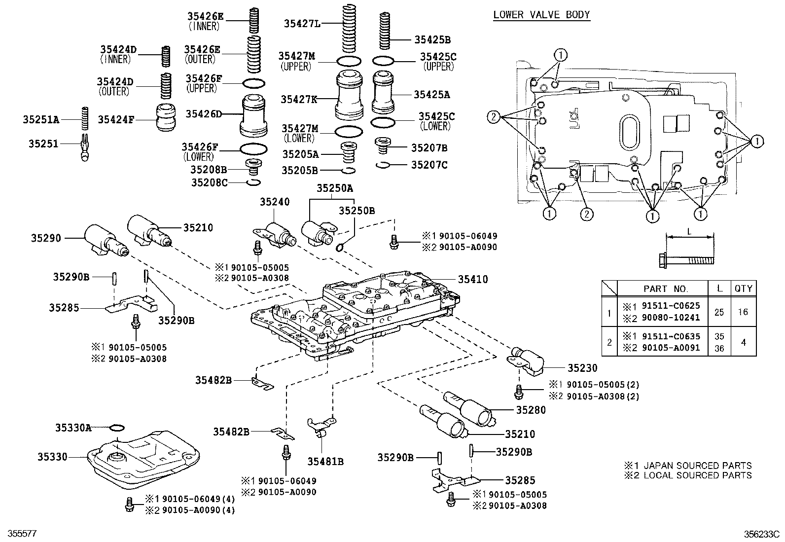  FJ CRUISER |  VALVE BODY OIL STRAINER ATM