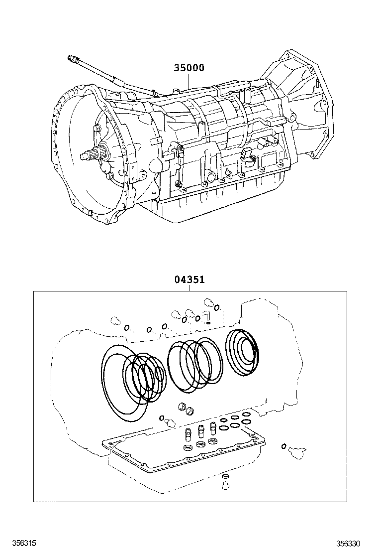 LAND CRUISER CHINA |  TRANSAXLE OR TRANSMISSION ASSY GASKET KIT ATM