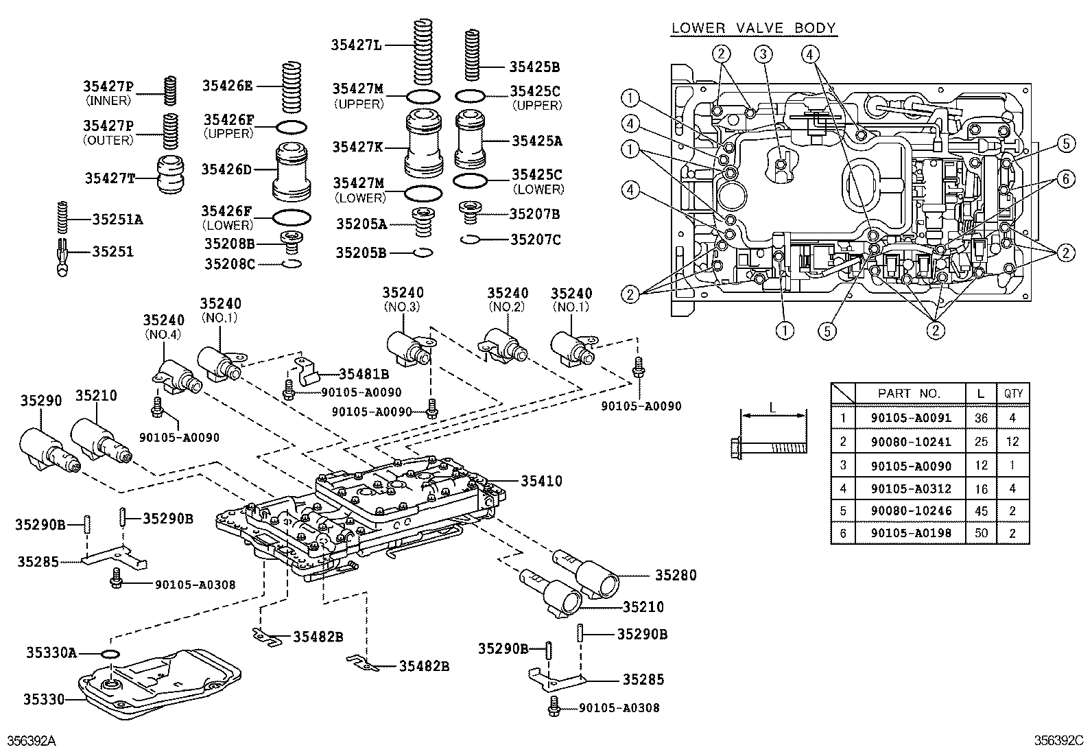  SEQUOIA |  VALVE BODY OIL STRAINER ATM