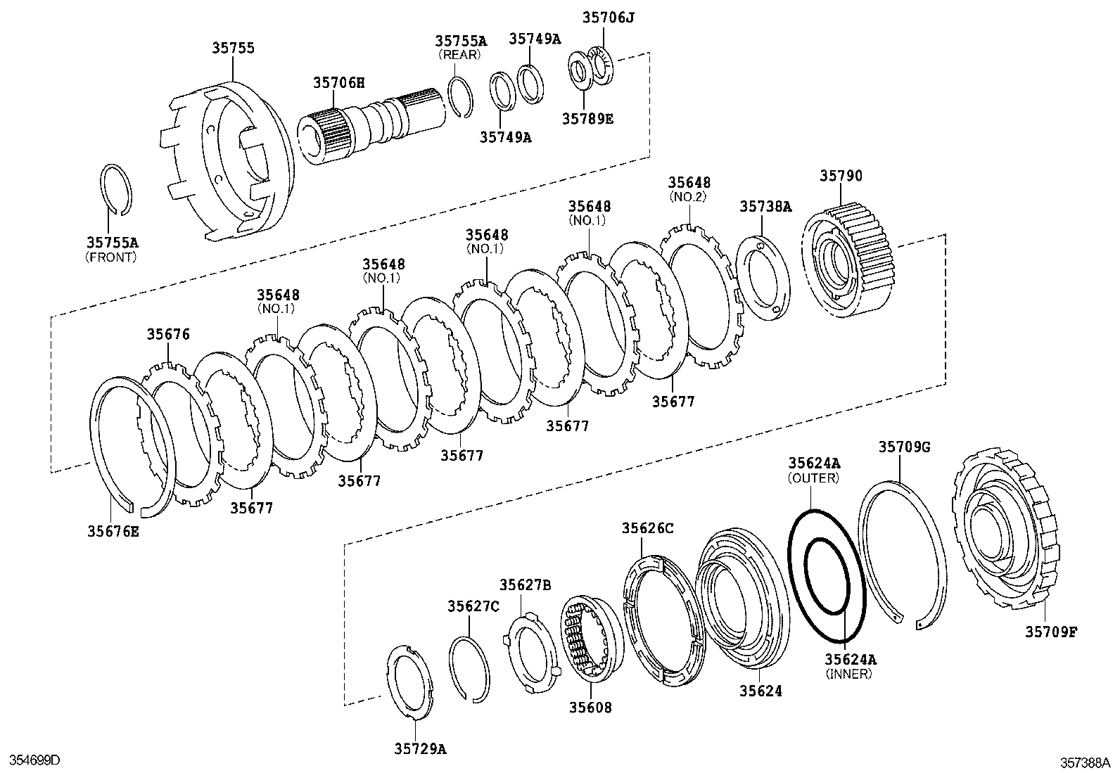  LAND CRUISER PRADO |  CENTER SUPPORT PLANETARY SUN GEAR ATM