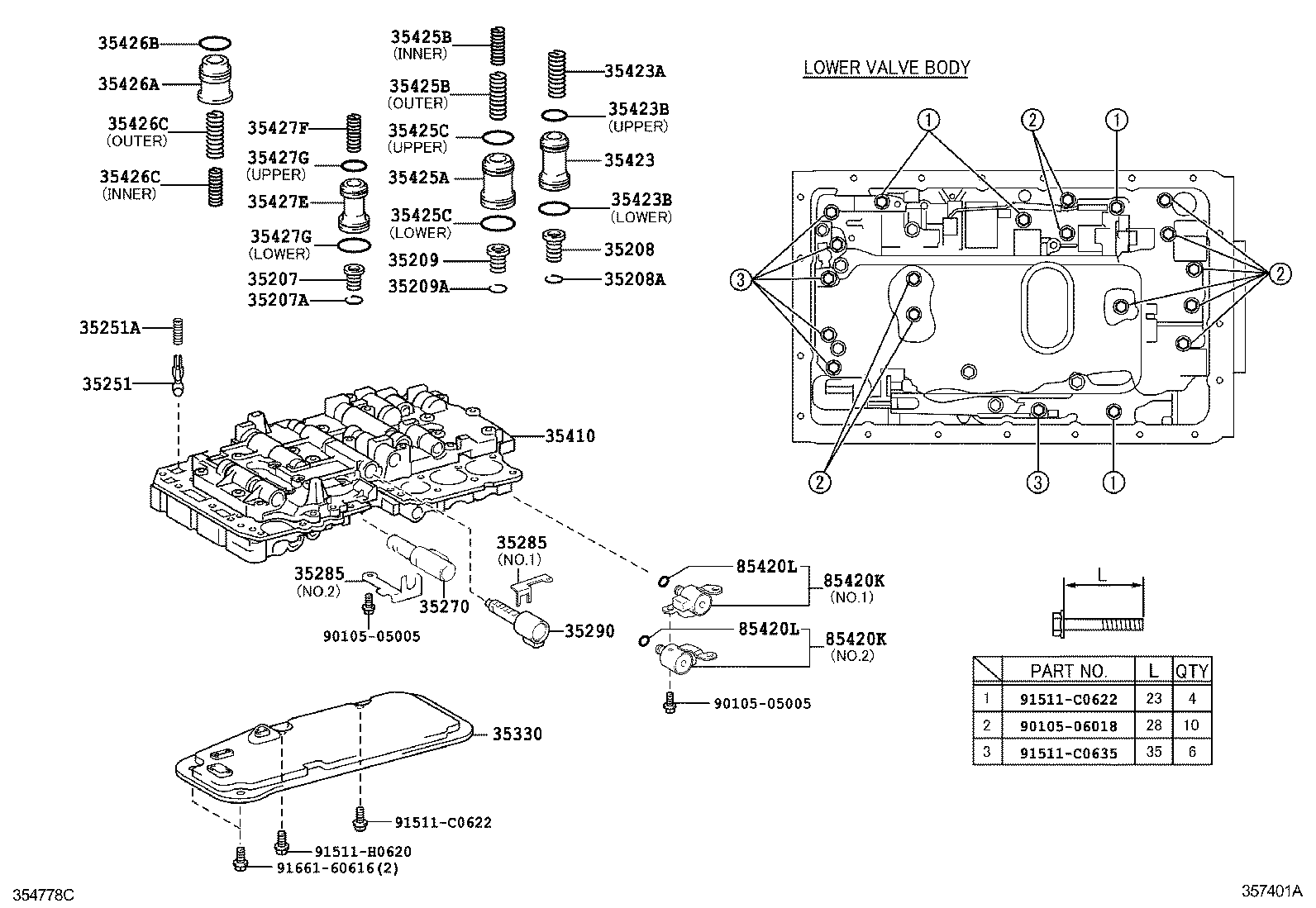  LAND CRUISER PRADO |  VALVE BODY OIL STRAINER ATM