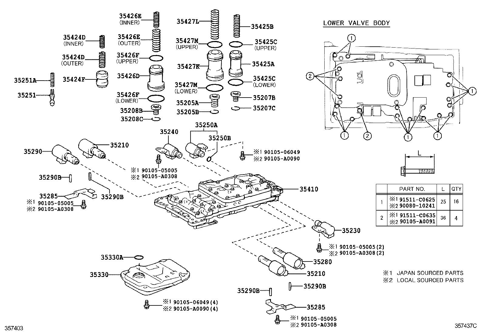  4RUNNER |  VALVE BODY OIL STRAINER ATM