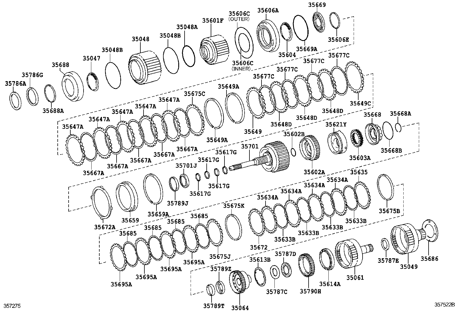  MARK X |  BRAKE BAND MULTIPLE DISC CLUTCH ATM