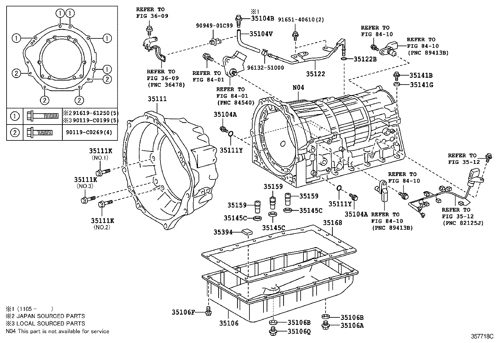  LAND CRUISER PRADO |  TRANSMISSION CASE OIL PAN ATM