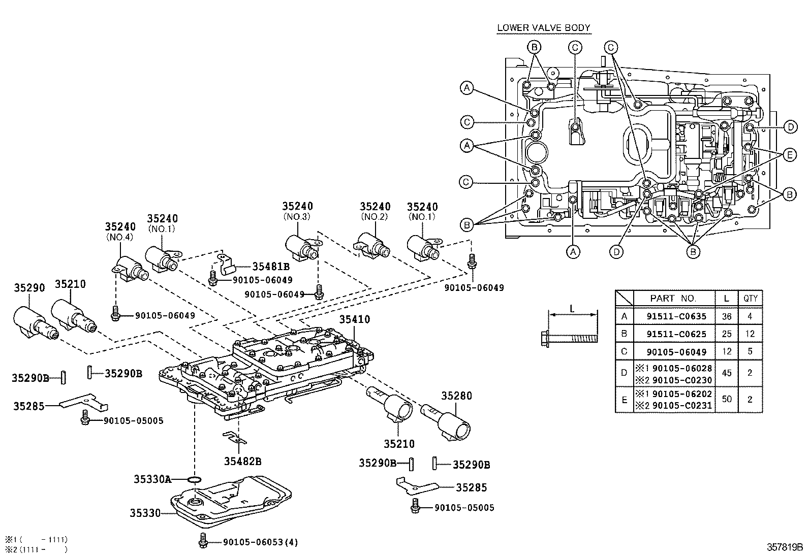  REIZ |  VALVE BODY OIL STRAINER ATM