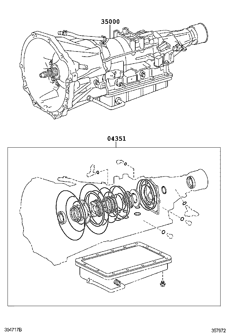  INNOVA KIJANG |  TRANSAXLE OR TRANSMISSION ASSY GASKET KIT ATM