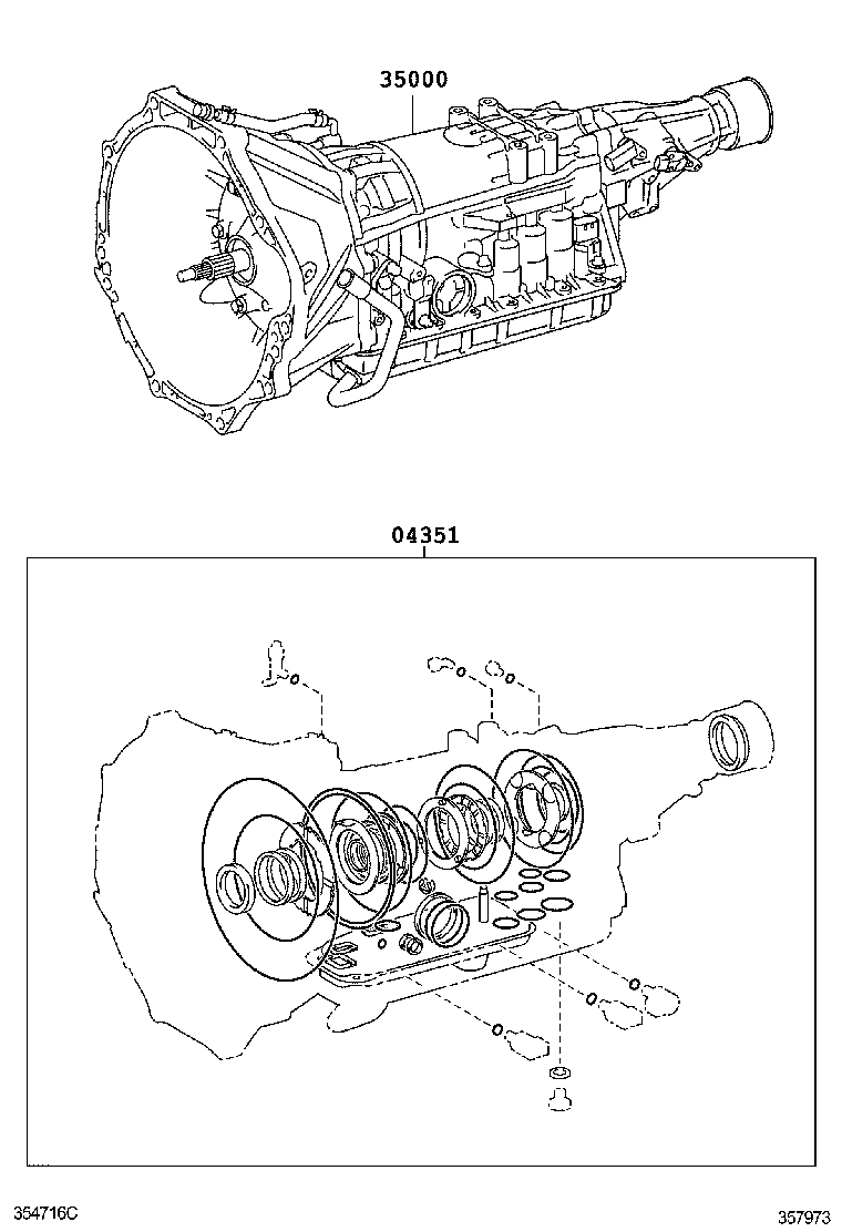  HILUX |  TRANSAXLE OR TRANSMISSION ASSY GASKET KIT ATM