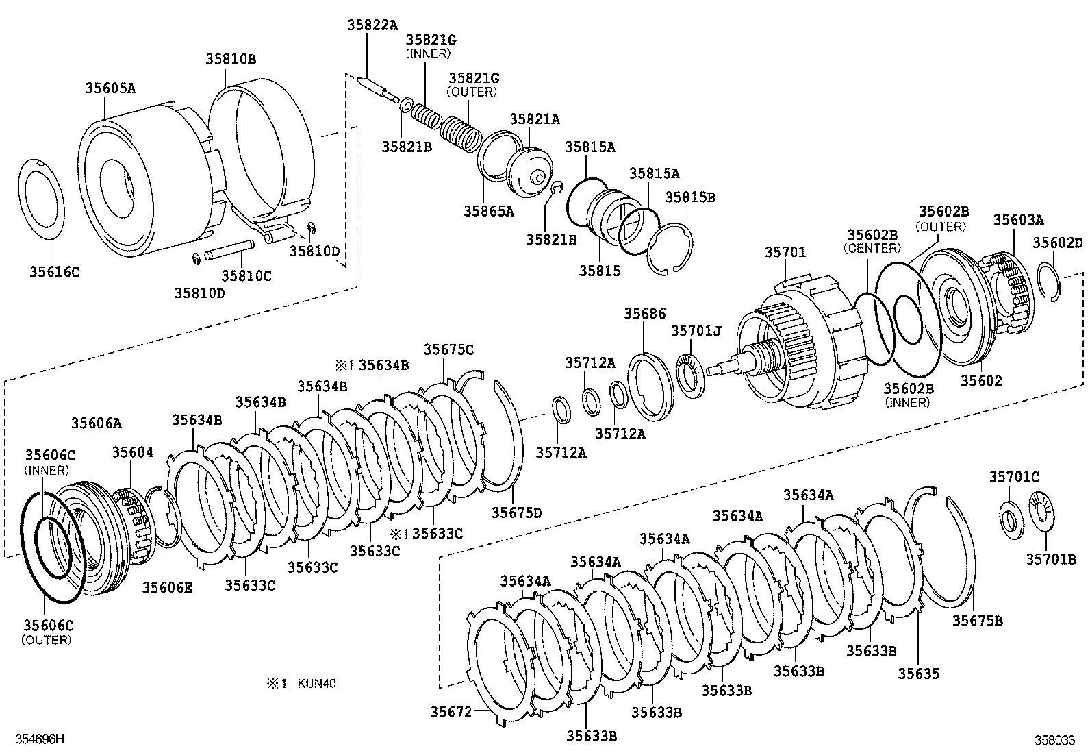 INNOVA KIJANG | BRAKE BAND MULTIPLE DISC CLUTCH ATM