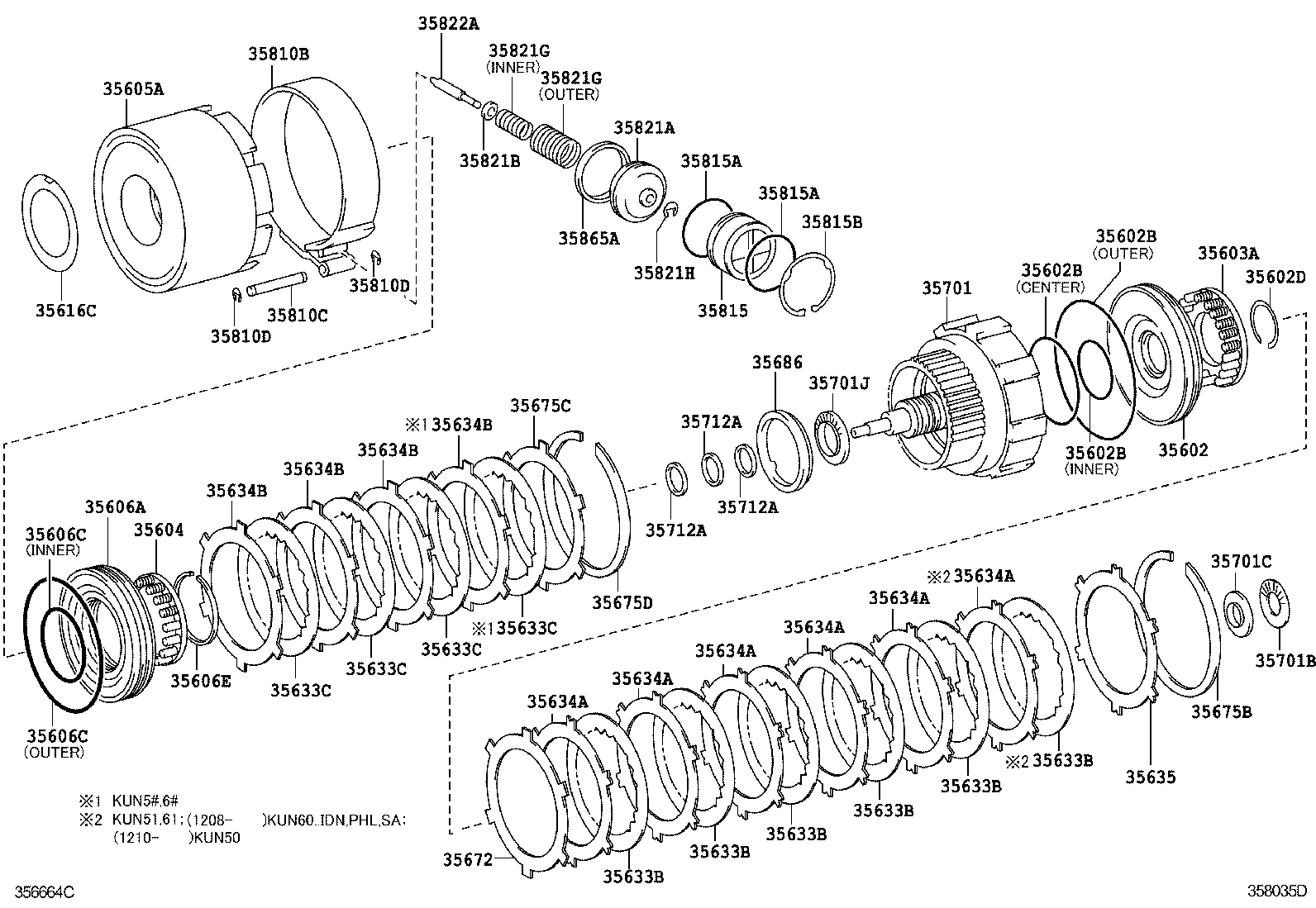  FORTUNER |  BRAKE BAND MULTIPLE DISC CLUTCH ATM