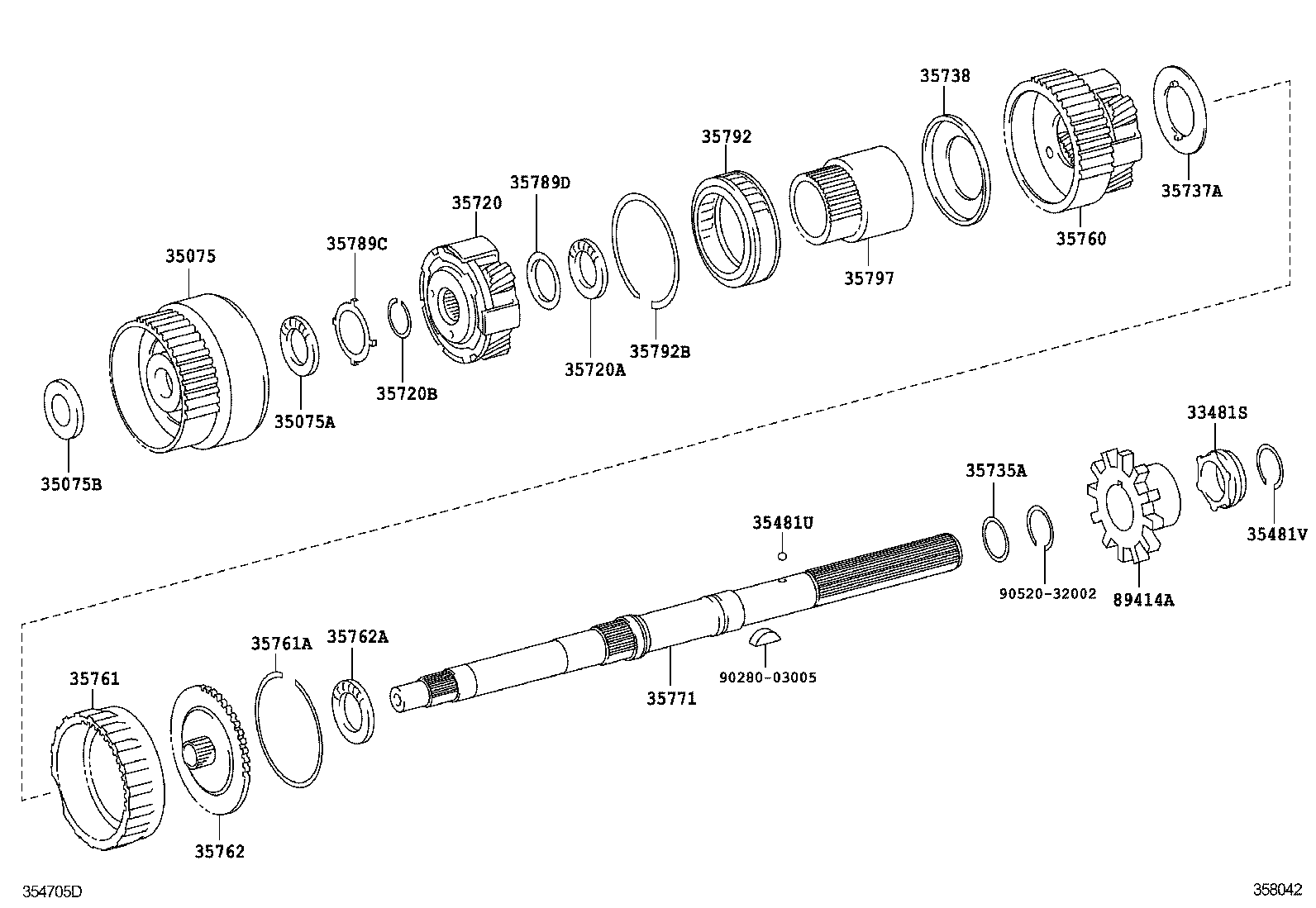 INNOVA KIJANG | PLANETARY GEAR REVERSE PISTON COUNTER GEAR ATM