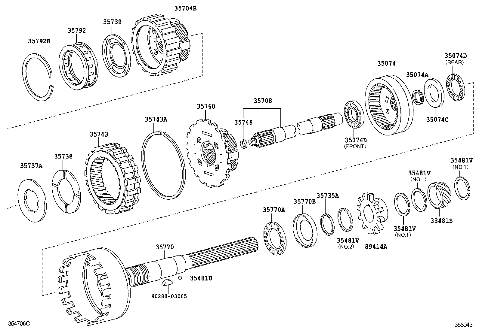  INNOVA KIJANG |  PLANETARY GEAR REVERSE PISTON COUNTER GEAR ATM
