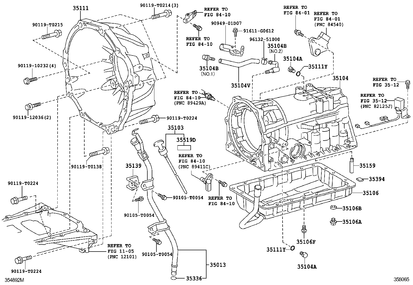  HILUX |  TRANSMISSION CASE OIL PAN ATM