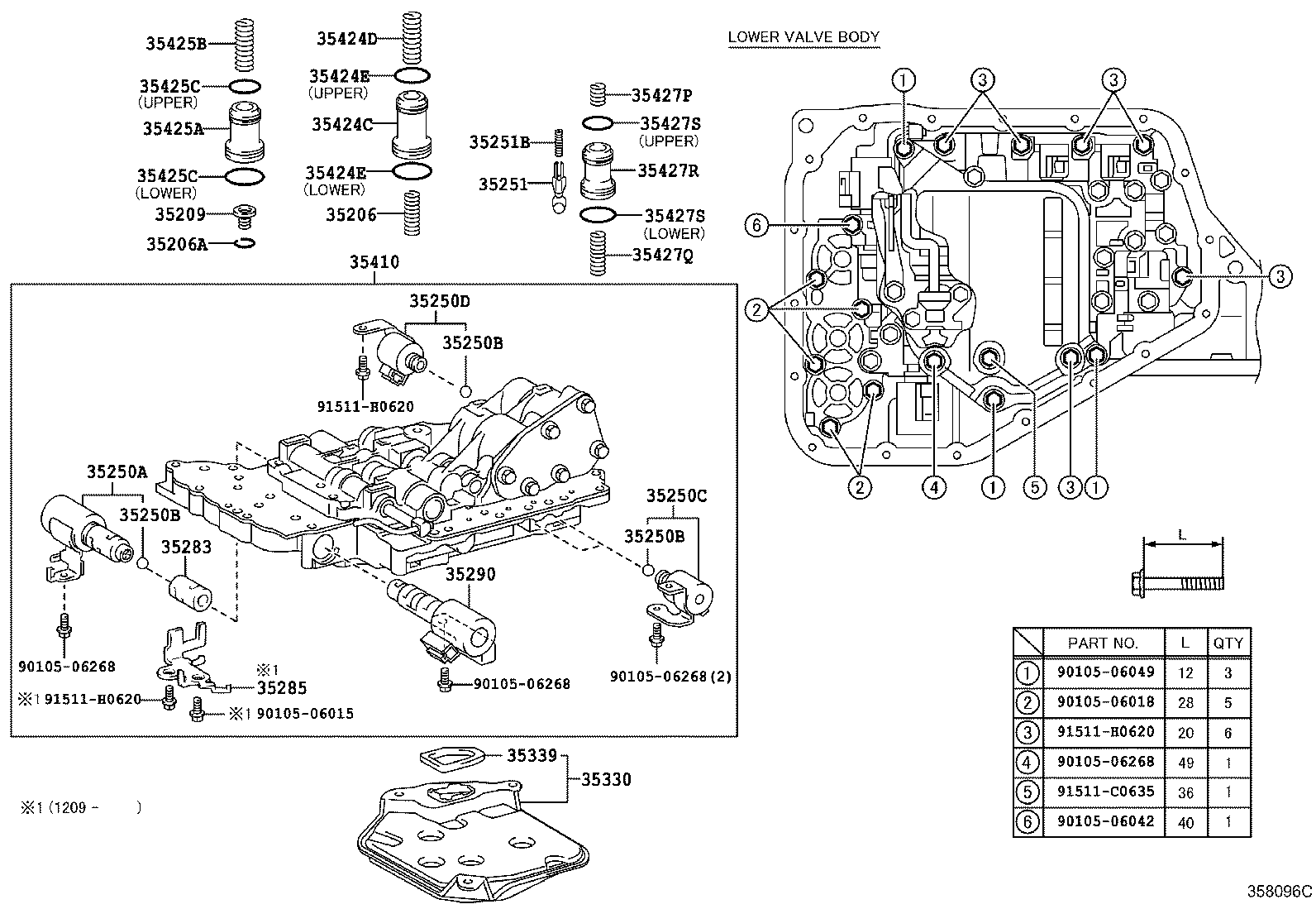  YARIS |  VALVE BODY OIL STRAINER ATM