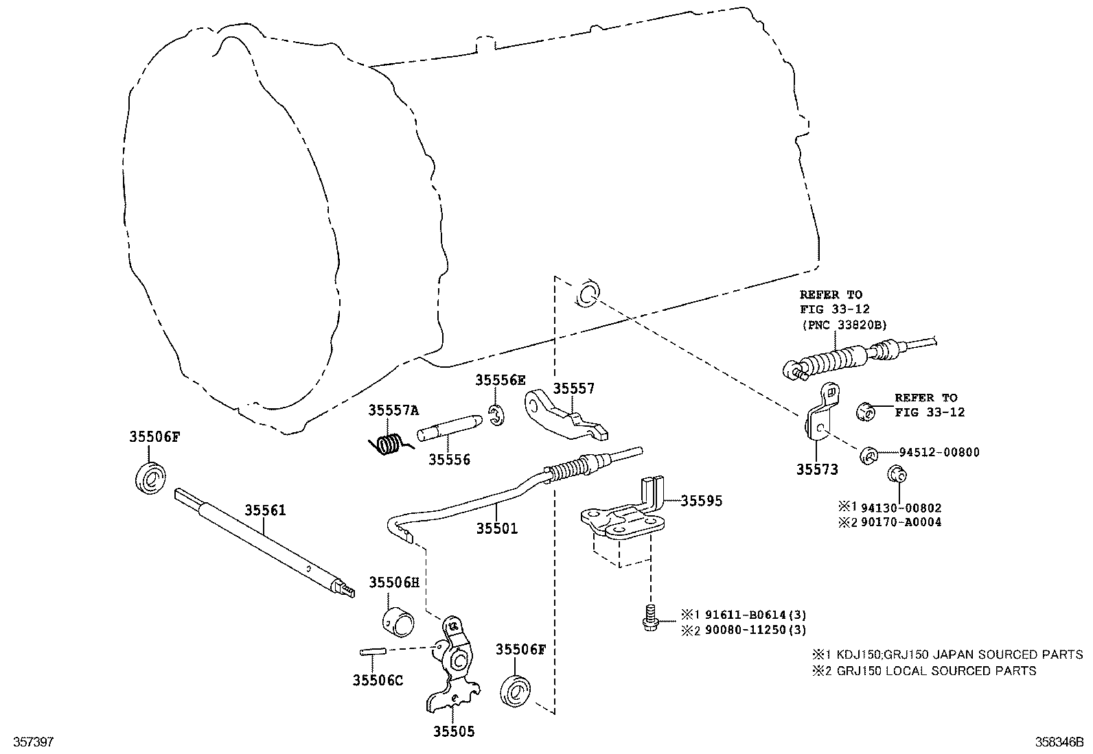  LAND CRUISER PRADO |  THROTTLE LINK VALVE LEVER ATM