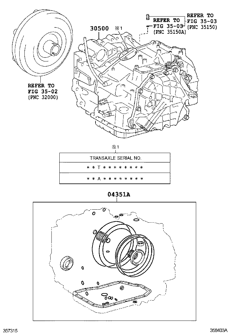  CAMRY HYBRID CHINA |  TRANSAXLE OR TRANSMISSION ASSY GASKET KIT ATM