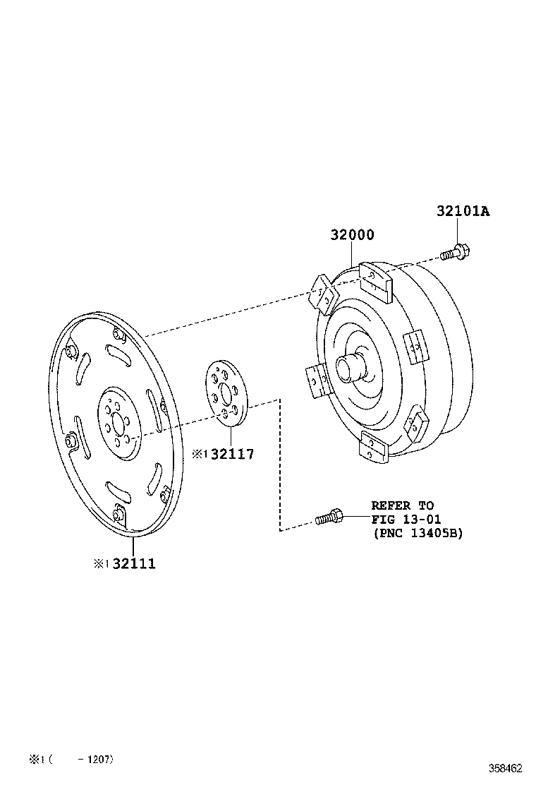  DYNA |  TORQUE CONVERTER FRONT OIL PUMP CHAIN ATM