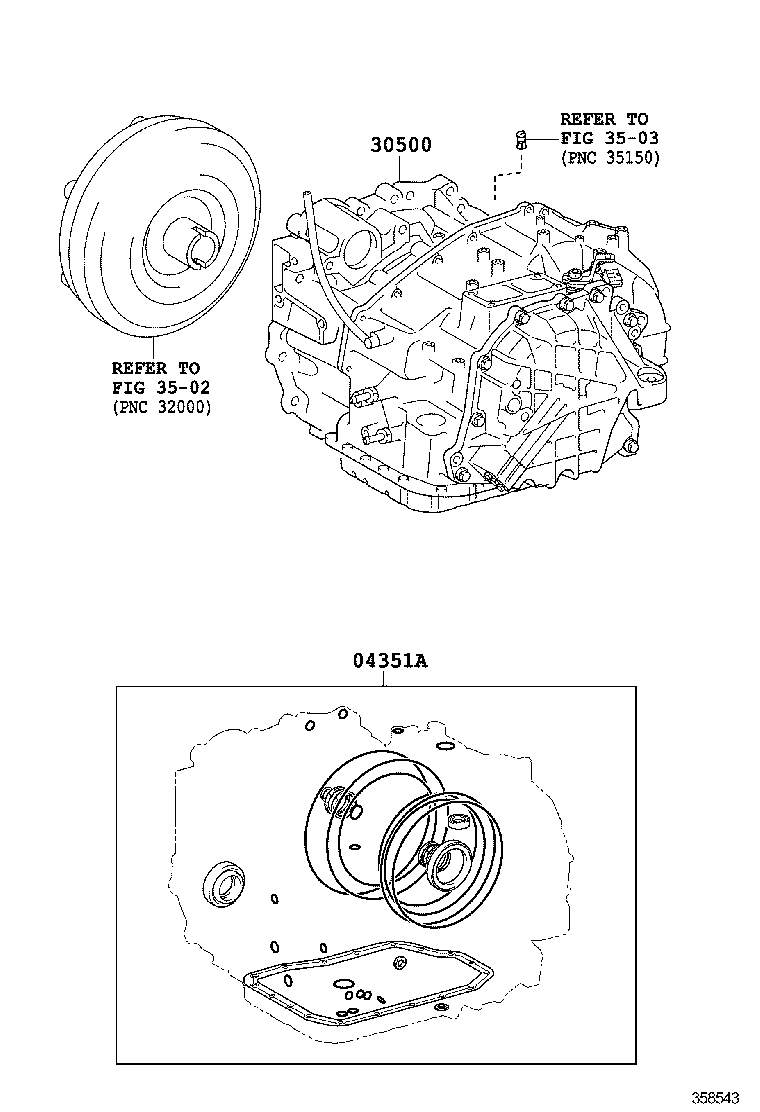  RAV4 |  TRANSAXLE OR TRANSMISSION ASSY GASKET KIT ATM
