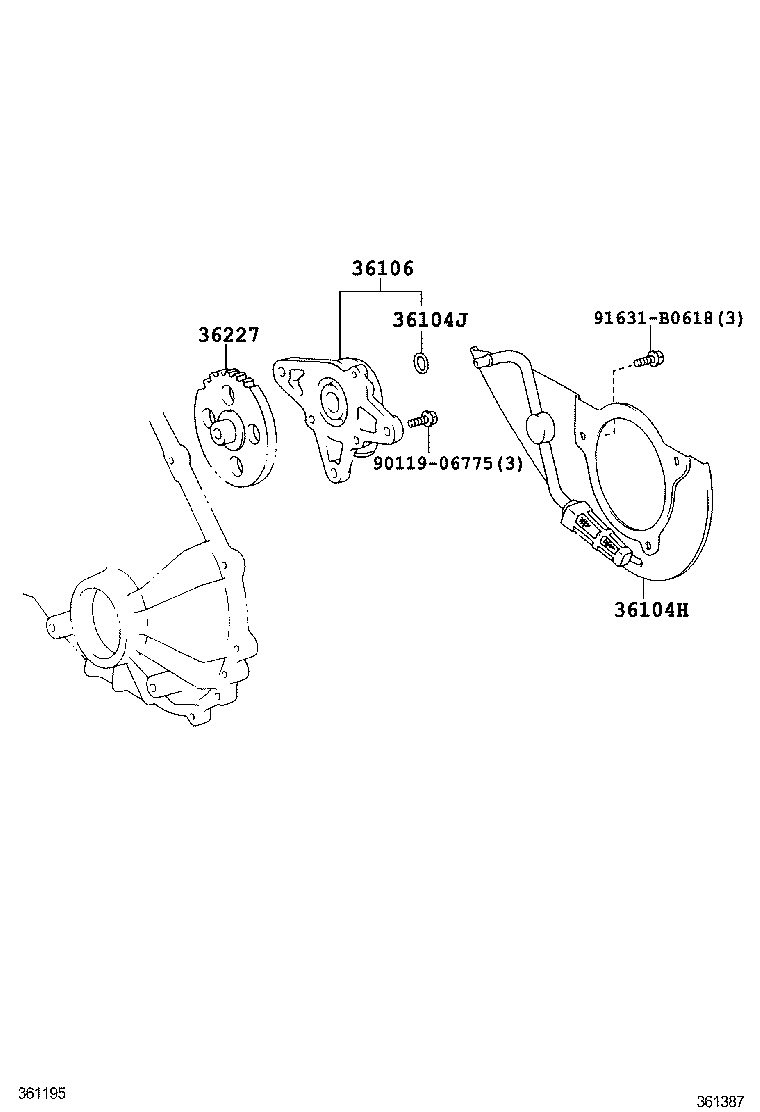  FJ CRUISER |  TRANSFER OIL PUMP