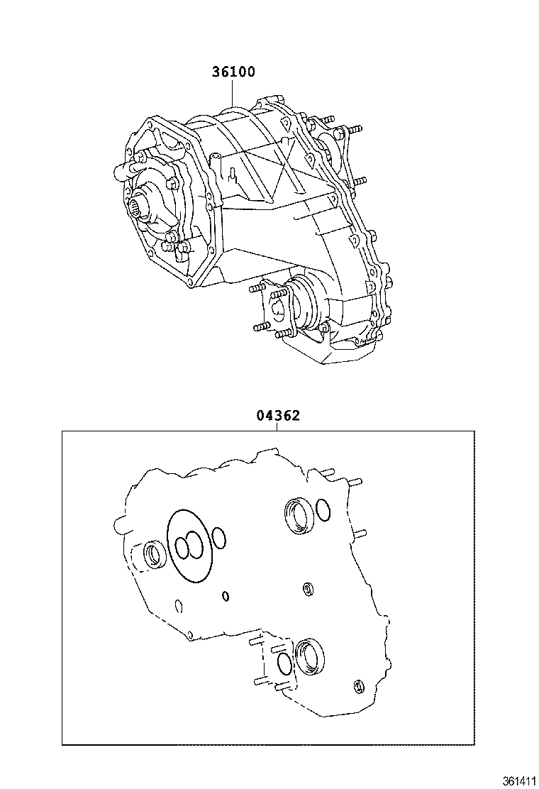  SEQUOIA |  TRANSFER ASSEMBLY GASKET KIT