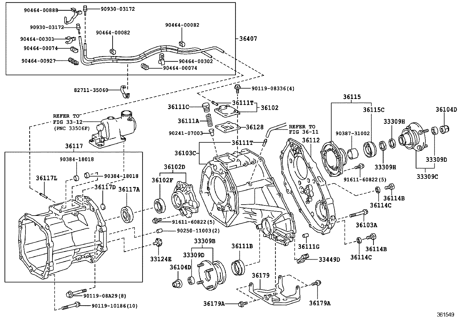  LAND CRUISER PRADO |  TRANSFER CASE EXTENSION HOUSING